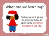 Common Exception Words - Set 7 - Year 1 Teaching Resources (slide 2/49)